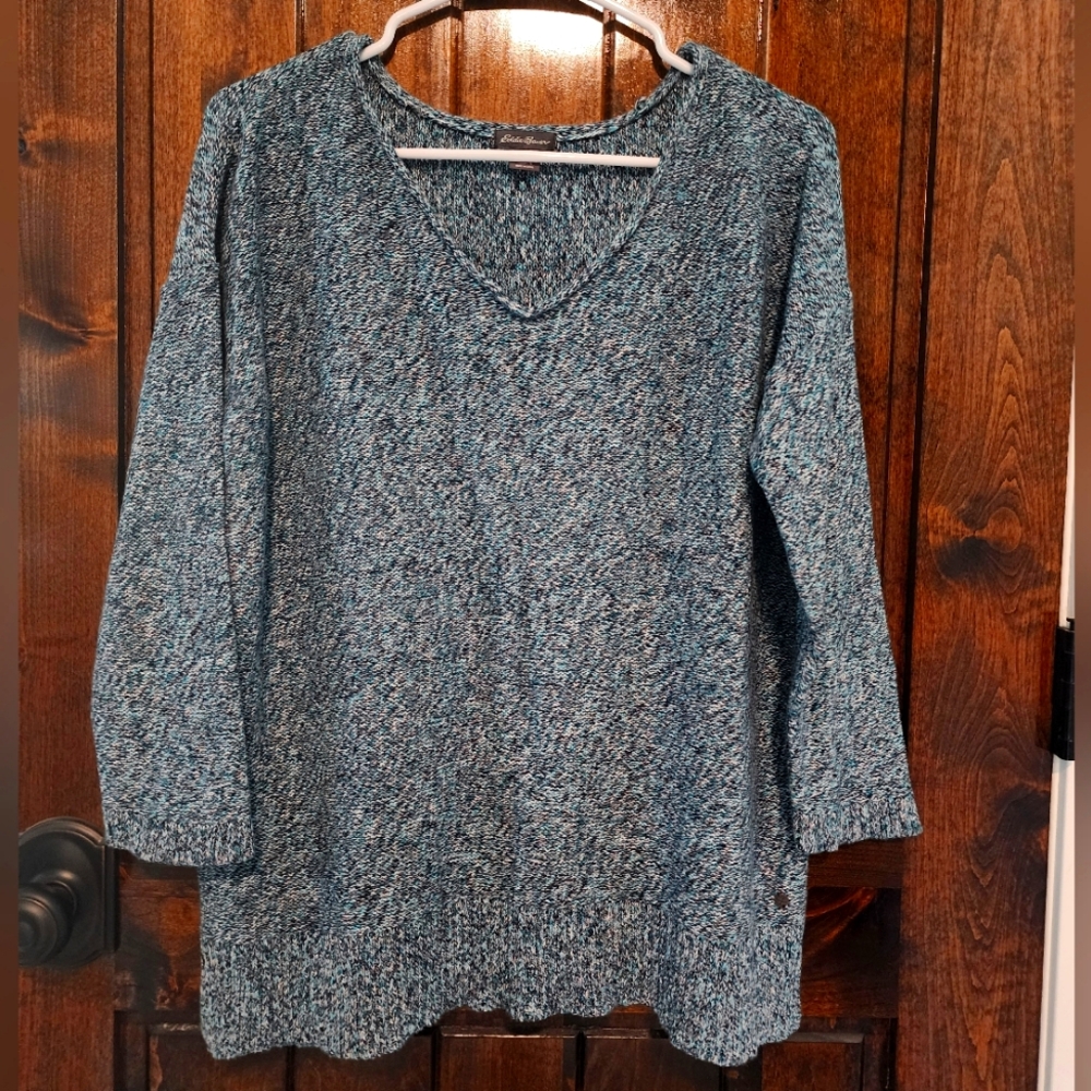 Eddie Bauer - 100% Cotton knit sweater - Women's Large